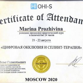 Цифровая окклюзия и сплинт-терапия (OHI-S, 2020)